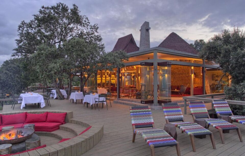 What Amenities Are Included in the Main Guest Areas of Angama Mara, Such as Fitness Centers or Infinity Pools?