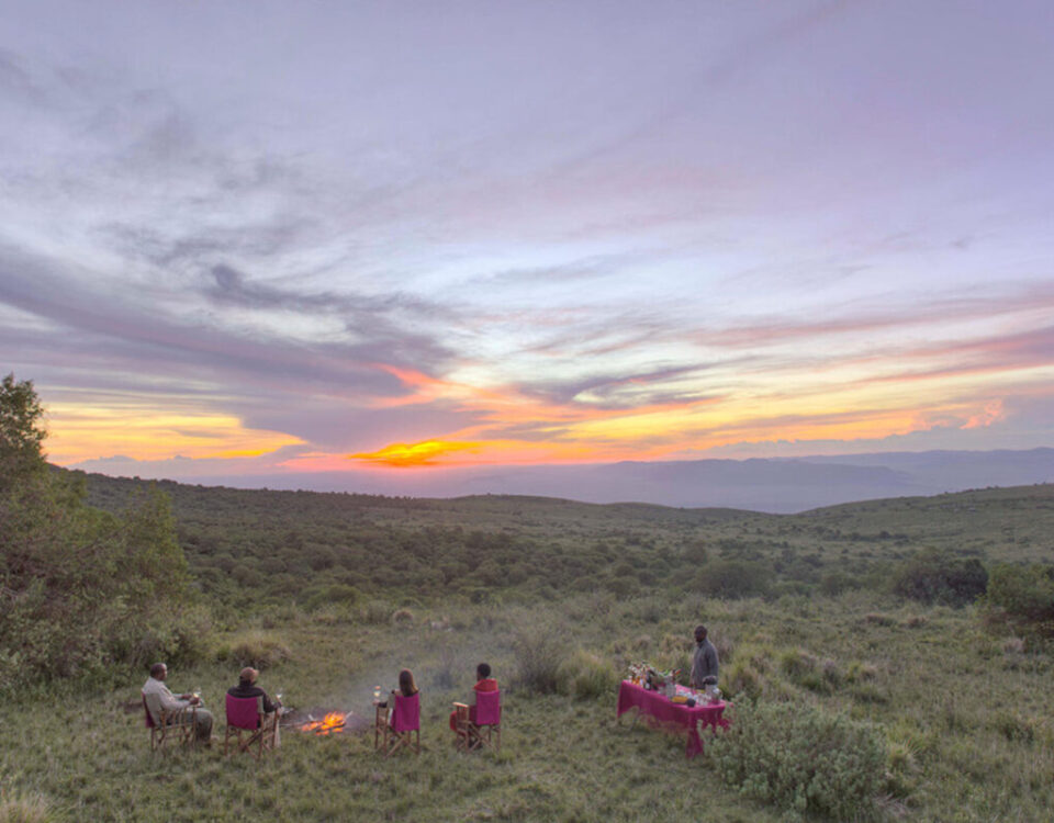 What Exclusive Activities Can Guests at The Highlands Enjoy on the Edge of the Ngorongoro Crater?